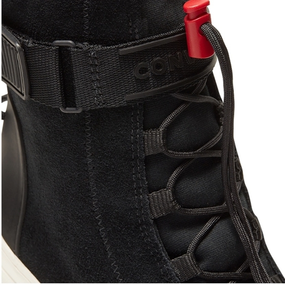 Converse Women's Chuck Taylor High Top Leather Platform Color Block Boots - Picture 8 of 13